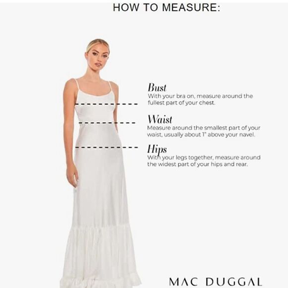 Mac Duggal 30750 Glitter Dress for Holiday - Classy Midi Dress Authentic - Picture 3 of 4